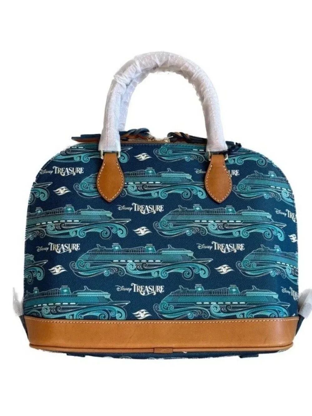 Dooney & Bourke Disney Cruise Line Inaugural Treasure Satchel Purse Crossbody NW - Picture 3 of 10